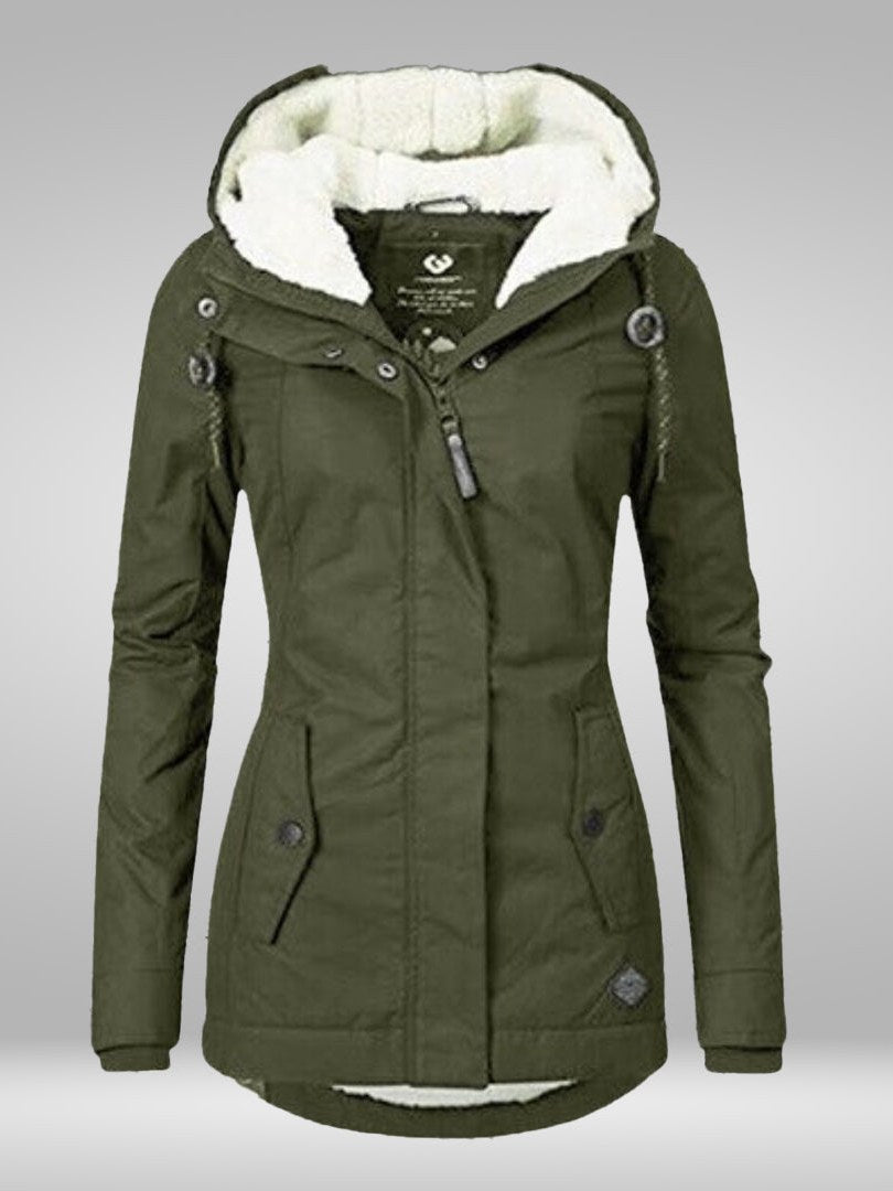 Long Hooded Coat for Women