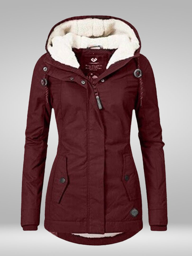 Long Hooded Coat for Women