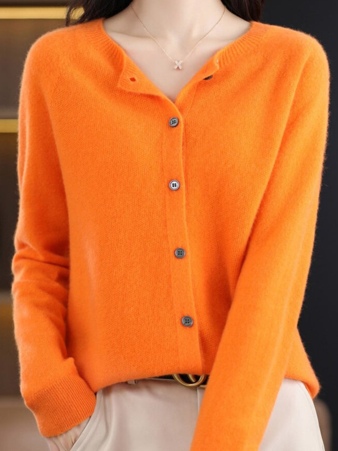 Merino Wool Cardigan for Women