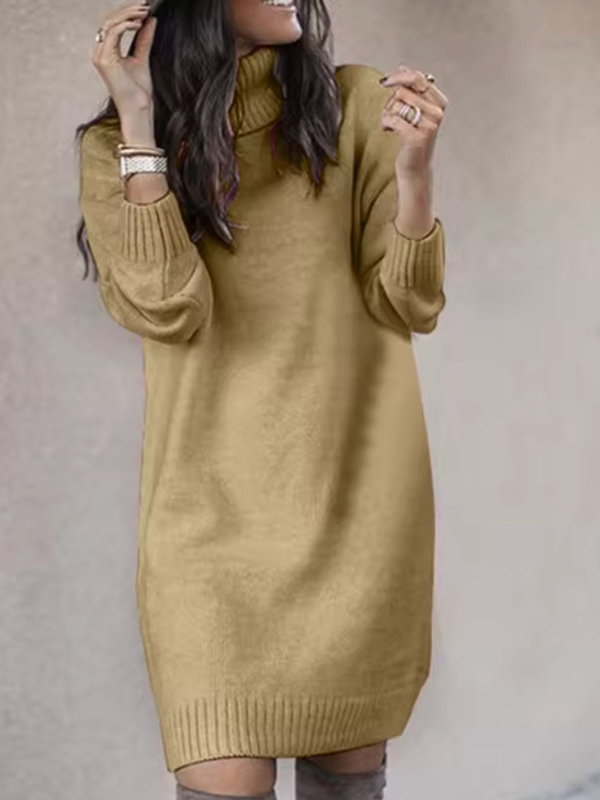 Oversized Sweater Dress for Women