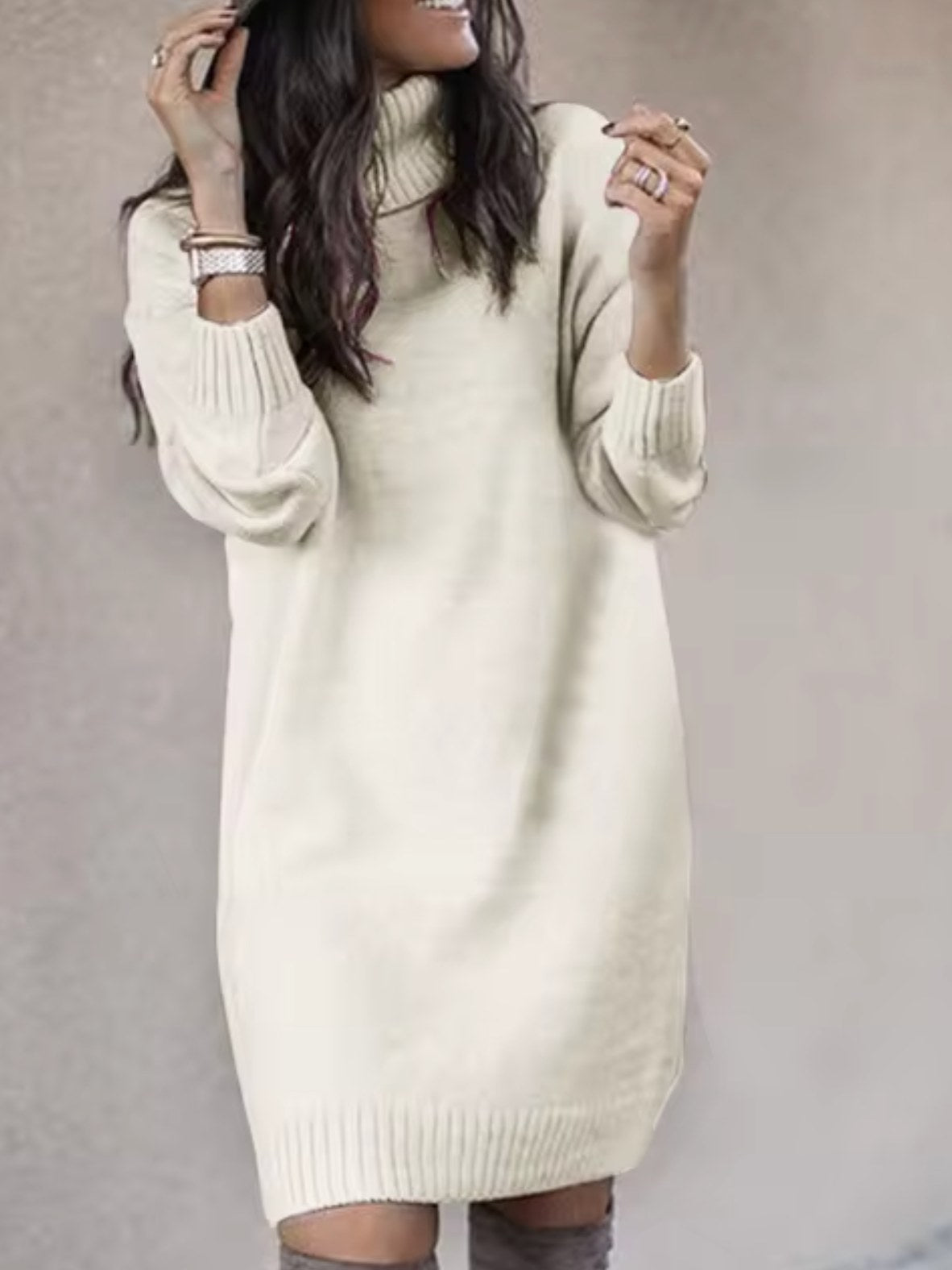 Oversized Sweater Dress for Women