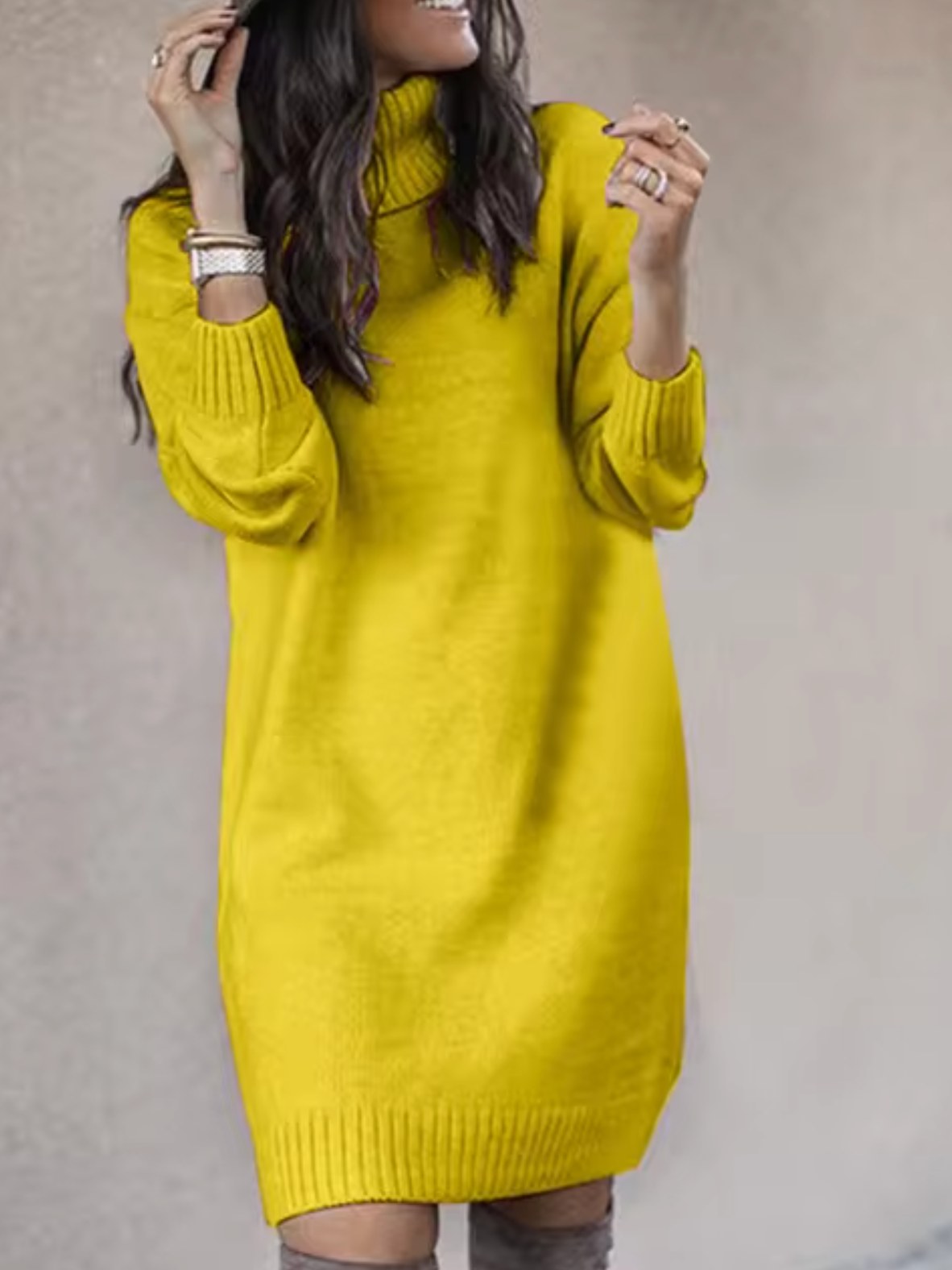 Oversized Sweater Dress for Women