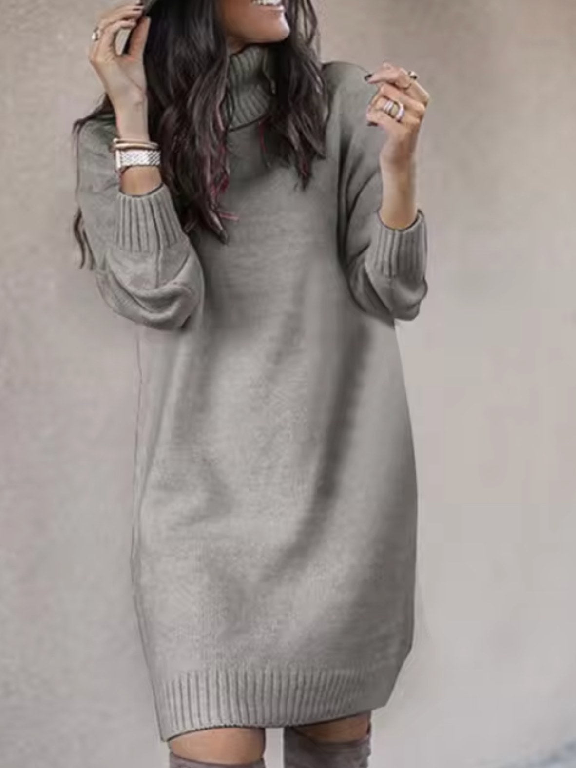 Oversized Sweater Dress for Women