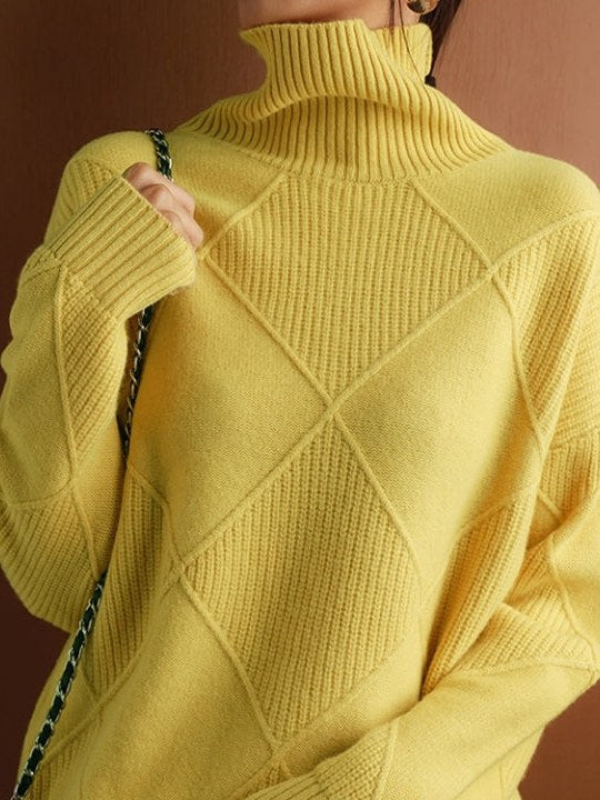 Oversized Turtleneck Sweater for Women | Elery