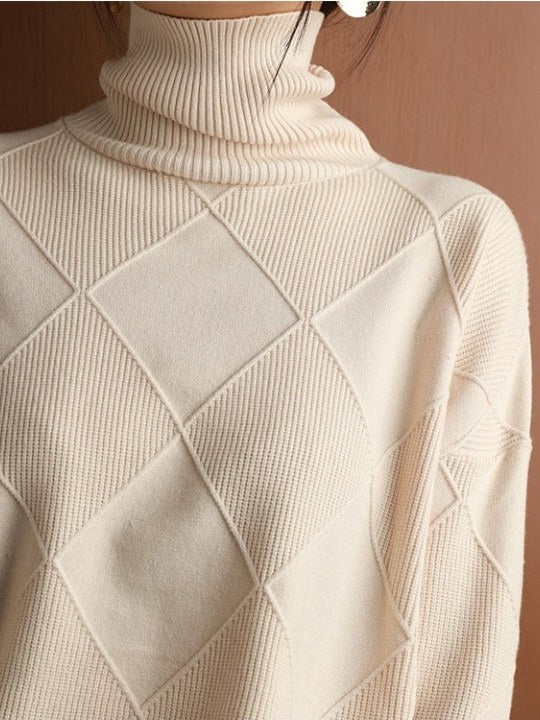 Oversized Turtleneck Sweater for Women | Elery