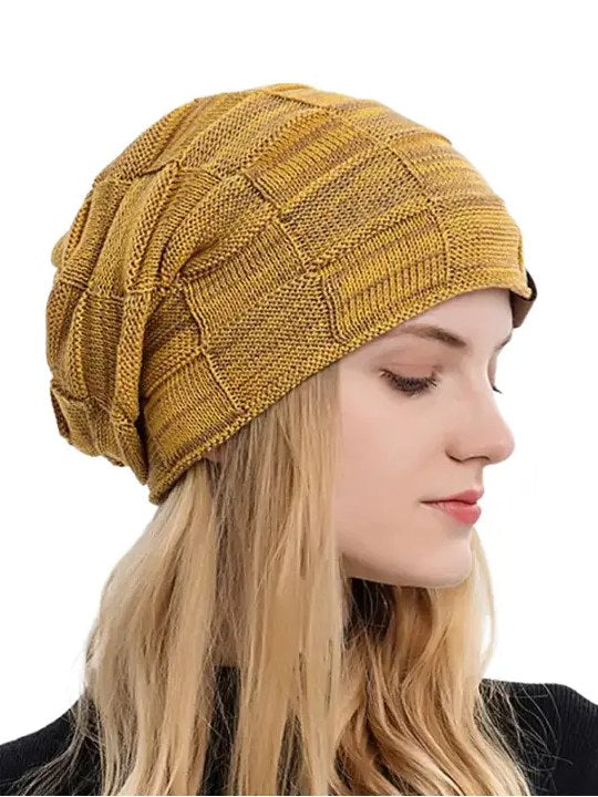 Plaid Beanie for Men