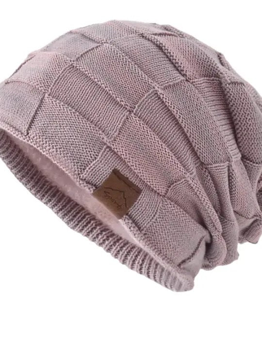 Plaid Beanie for Men