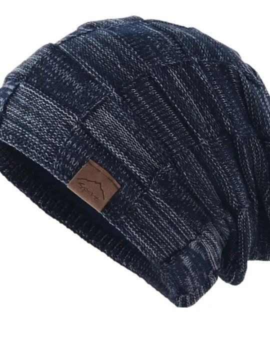 Plaid Beanie for Men