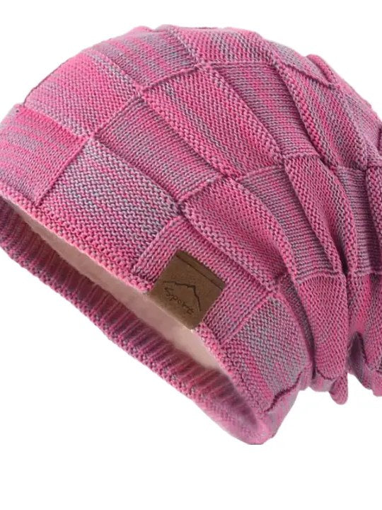 Plaid Beanie for Men