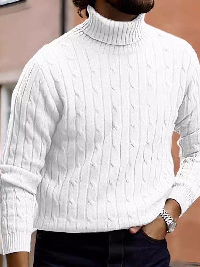 Ribbed Turtleneck for Men