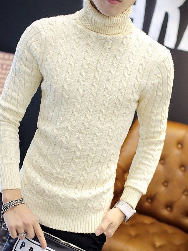 Roll Neck Sweater for Men