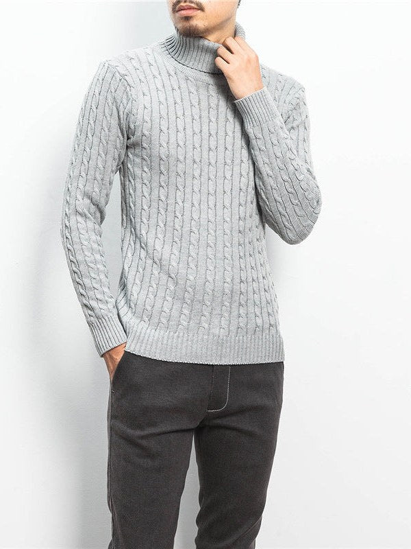 Roll Neck Sweater for Men