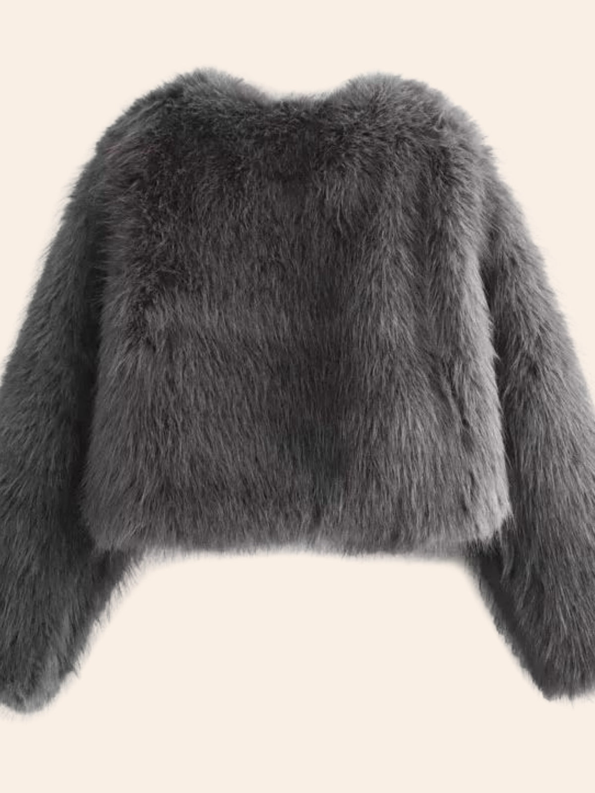 Short Faux Fur Jacket for Women
