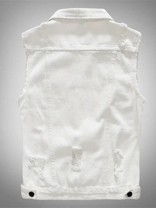 Sleeveless Denim Jacket for Men