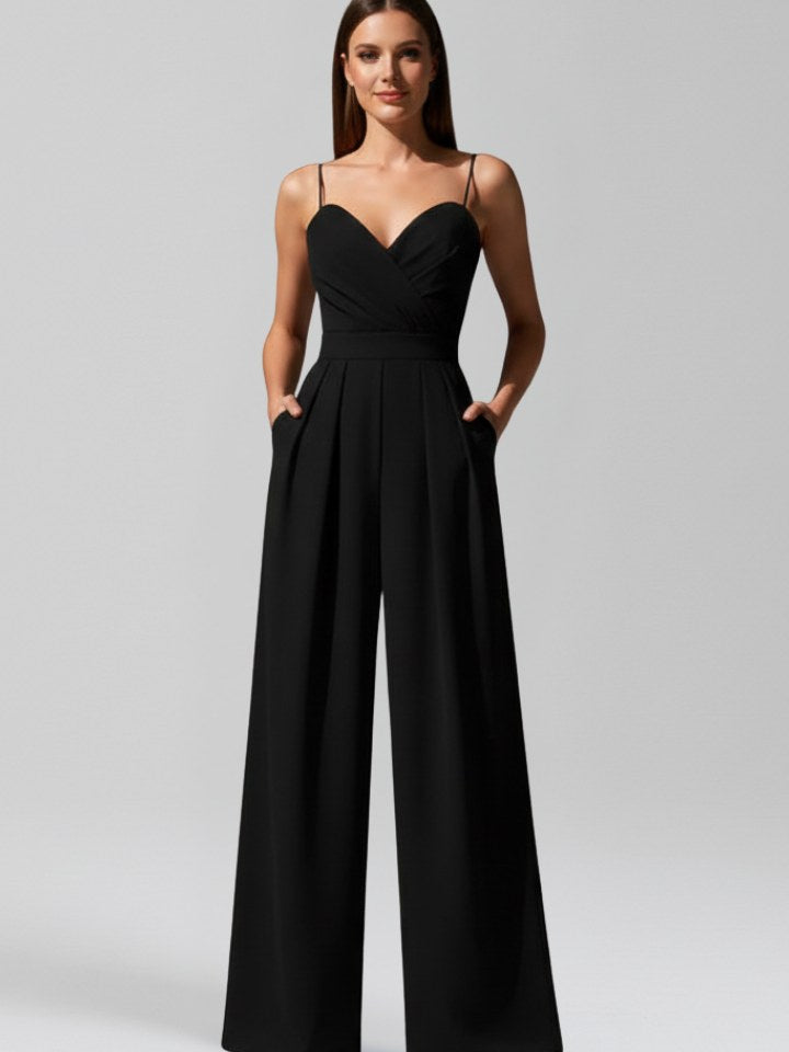 Sleeveless Wide Leg Jumpsuit for Women