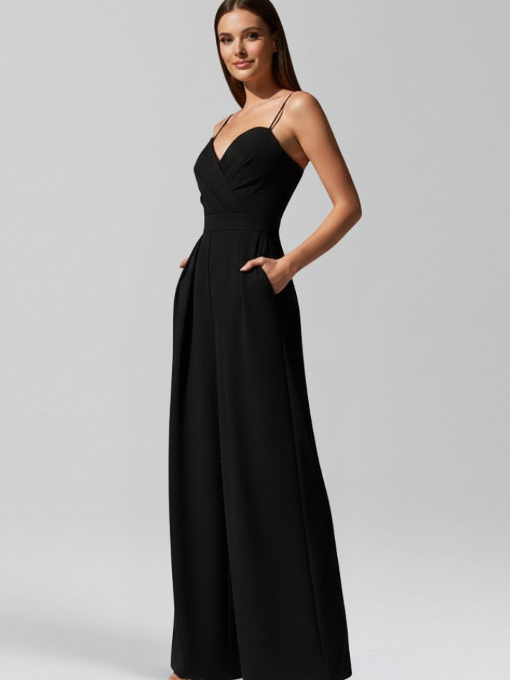 Sleeveless Wide Leg Jumpsuit for Women