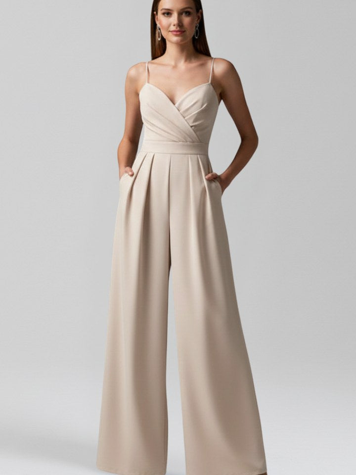 Sleeveless Wide Leg Jumpsuit for Women