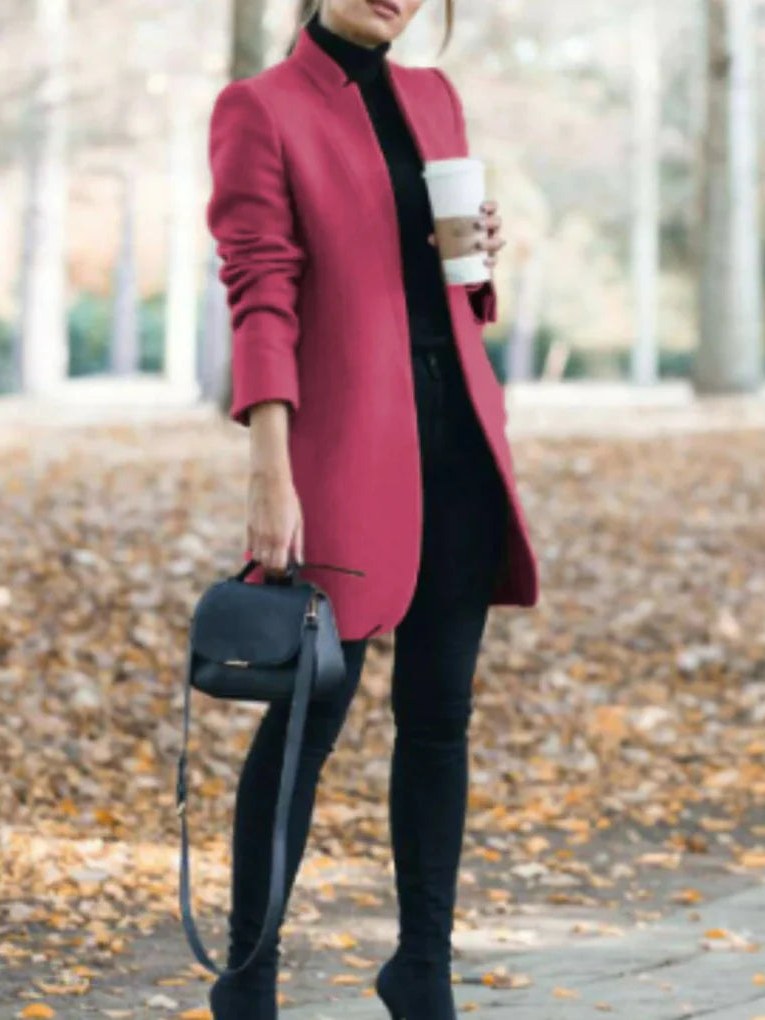 Stand Collar Coat for Women