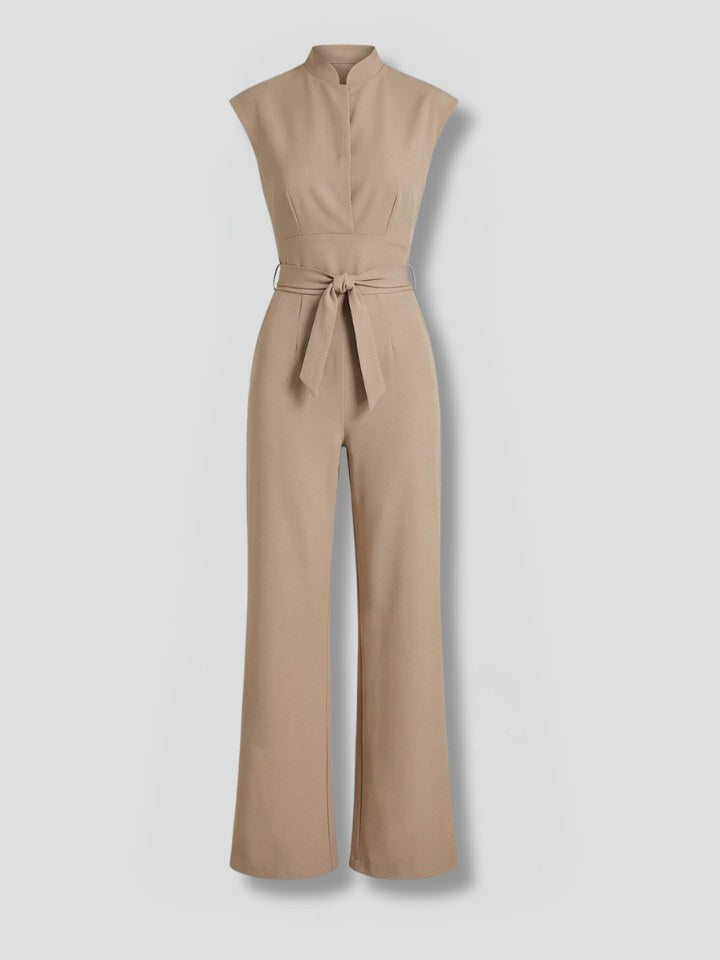 Stand Collar Jumpsuit for Women
