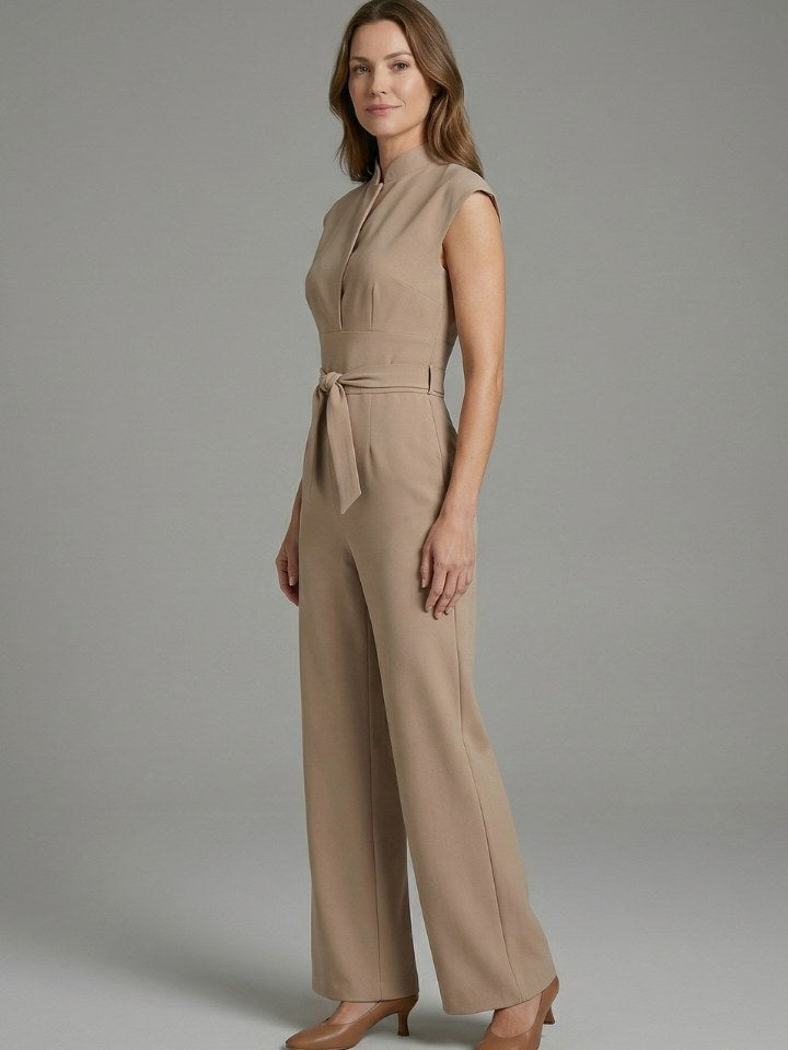 Stand Collar Jumpsuit for Women