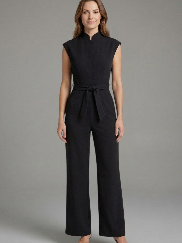 Stand Collar Jumpsuit for Women