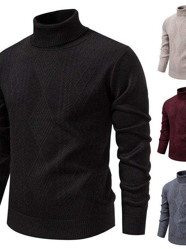 Textured Turtleneck for Men