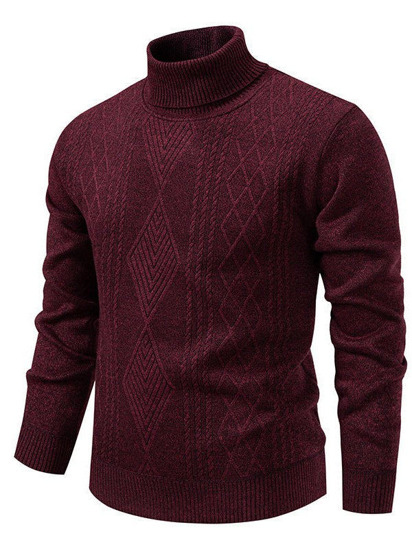 Textured Turtleneck for Men
