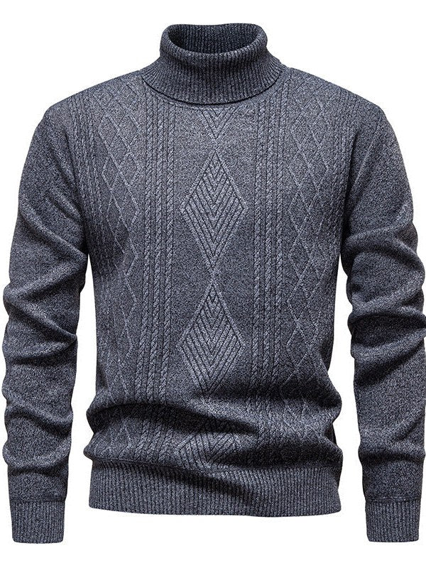 Textured Turtleneck for Men