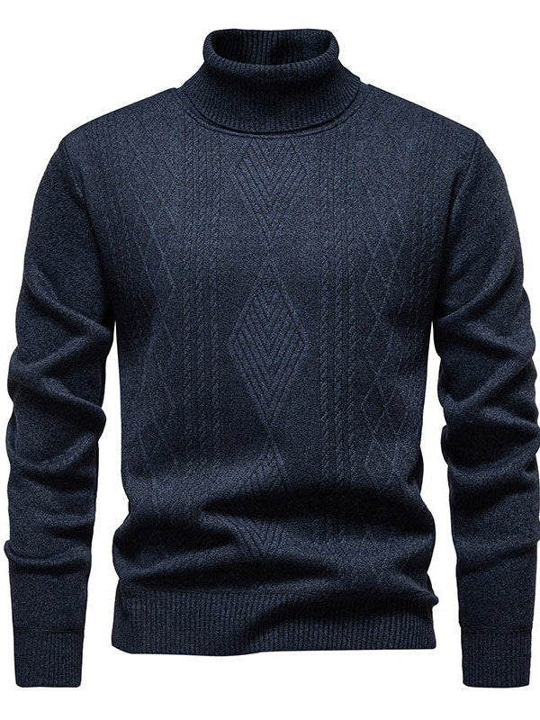 Textured Turtleneck for Men