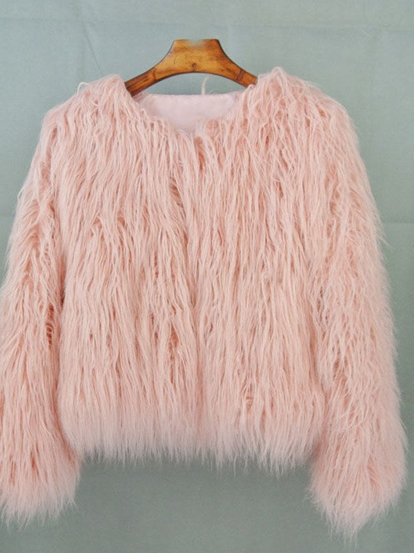 Thick Faux Fur Coat for Women | Gwenda