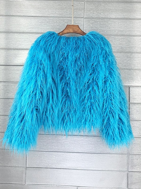 Thick Faux Fur Coat for Women | Gwenda