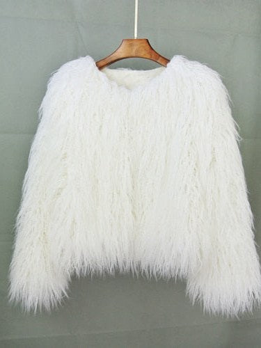 Thick Faux Fur Coat for Women | Gwenda