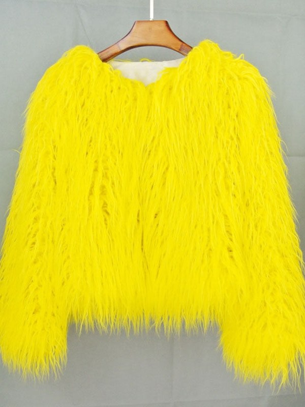 Thick Faux Fur Coat for Women | Gwenda