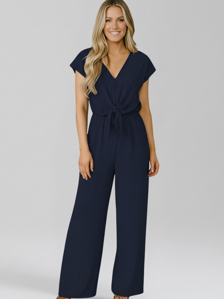 Tie Waist Jumpsuit for Women