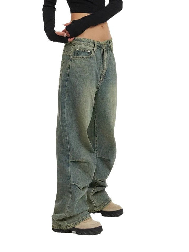 Wide Leg Baggy Jeans for Women