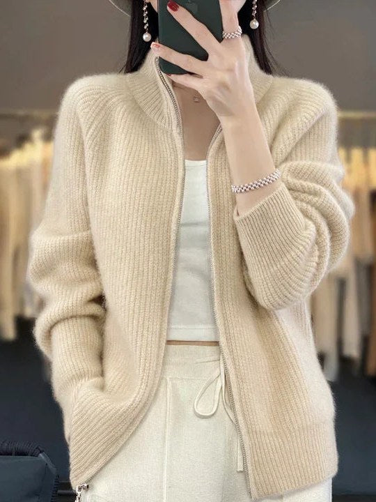 Zip Up Sweater for Women
