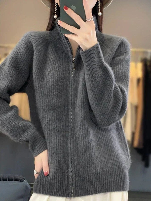 Zip Up Sweater for Women