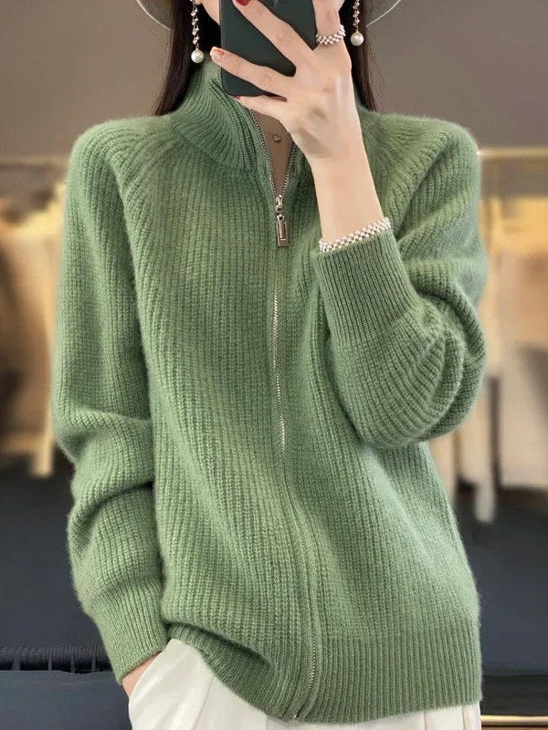 Zip Up Sweater for Women