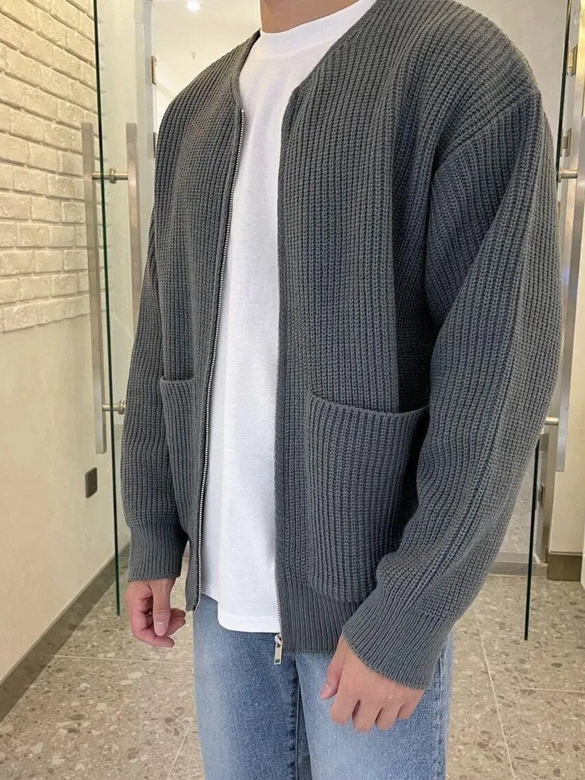Zipper Cardigan for Men