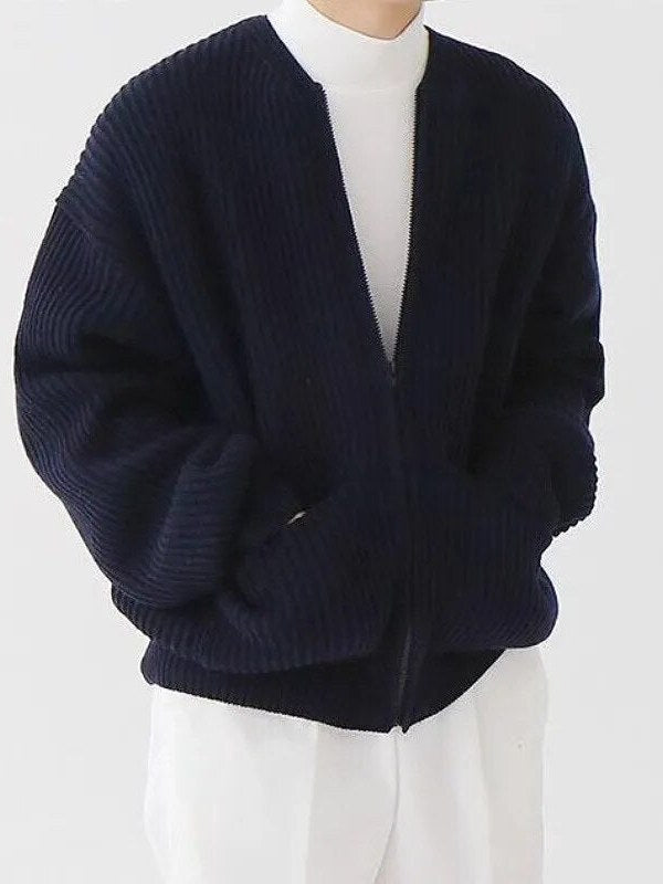 Zipper Cardigan for Men