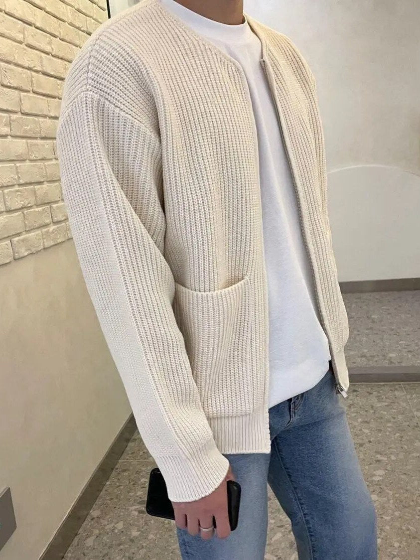 Zipper Cardigan for Men