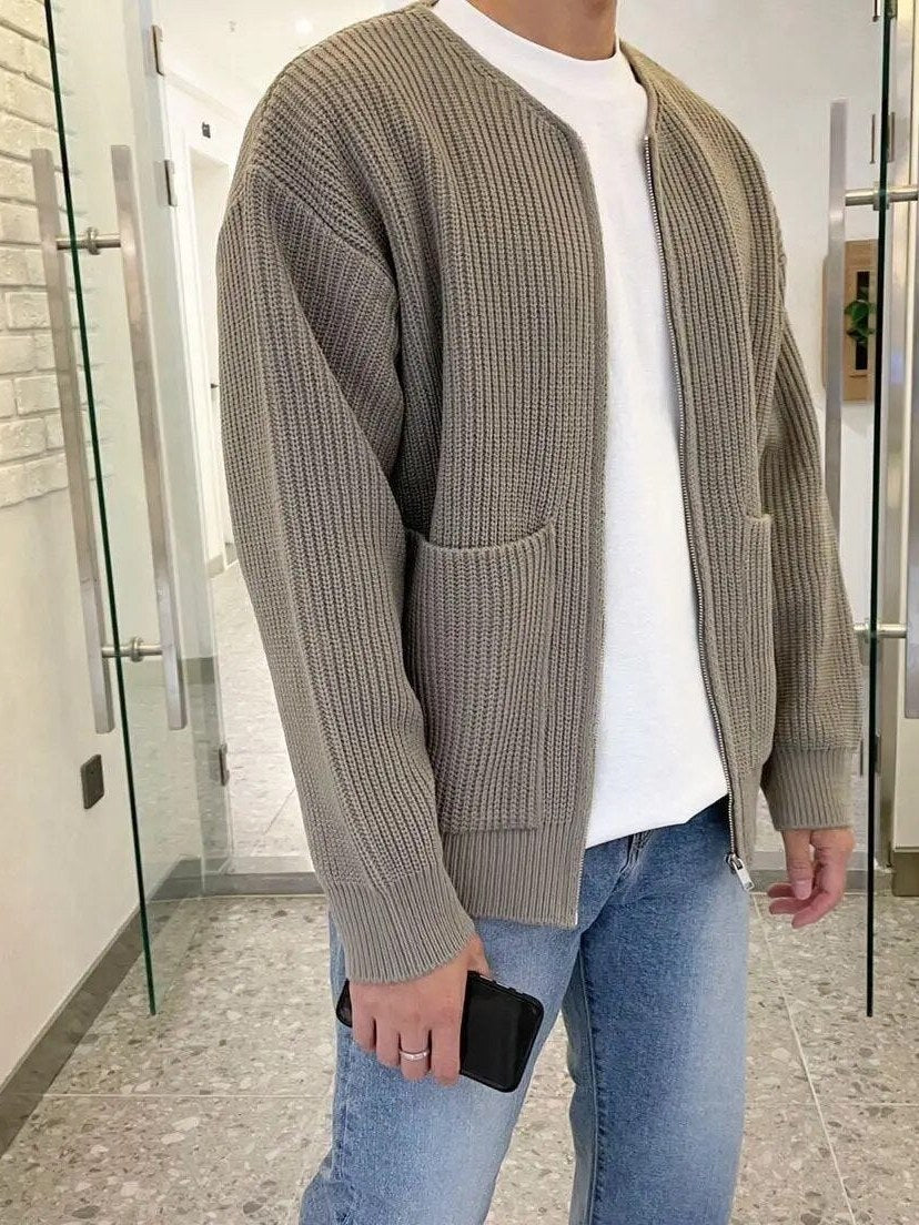 Zipper Cardigan for Men