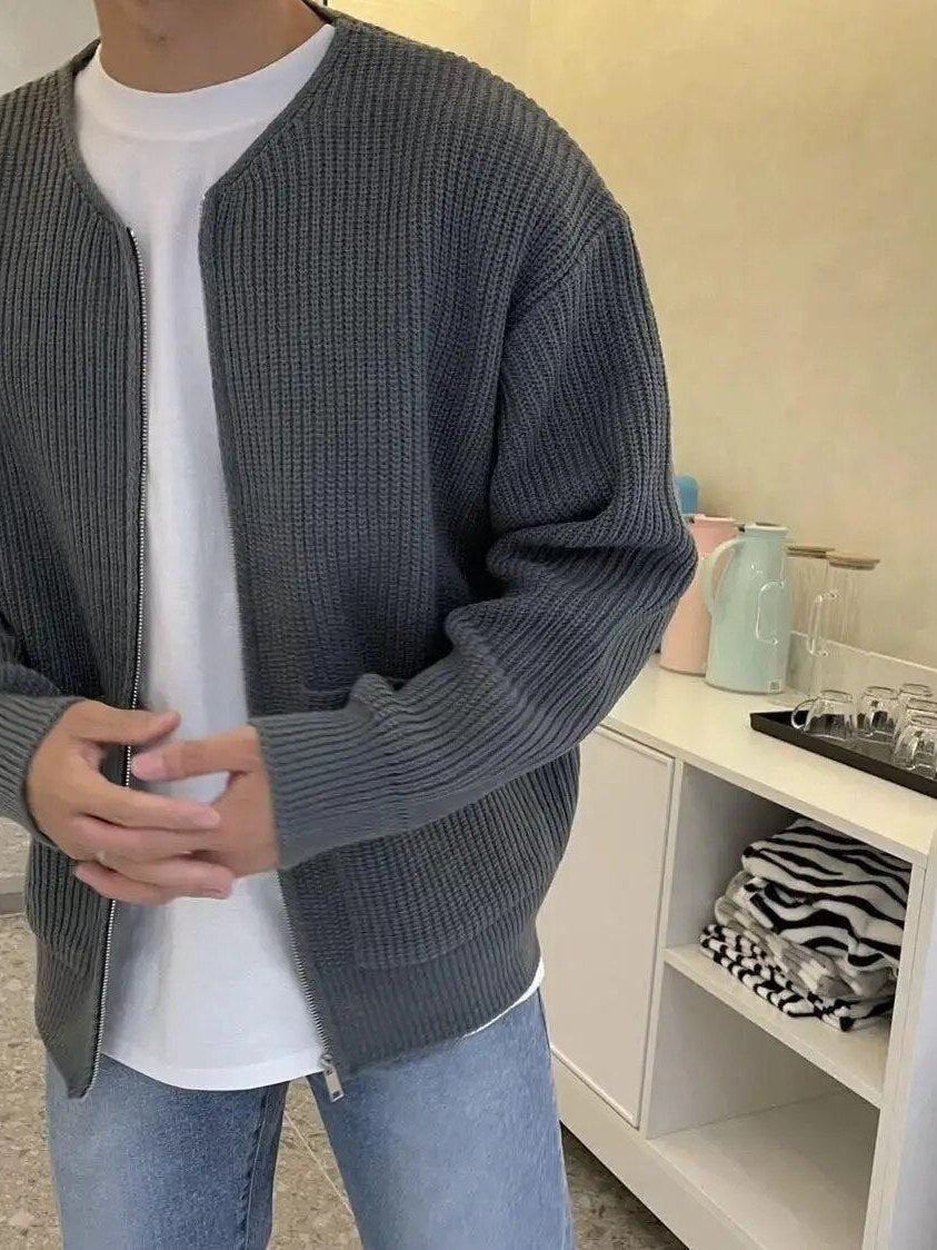 Zipper Cardigan for Men
