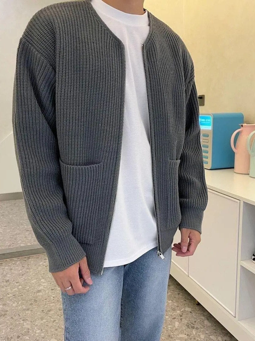 Zipper Cardigan for Men